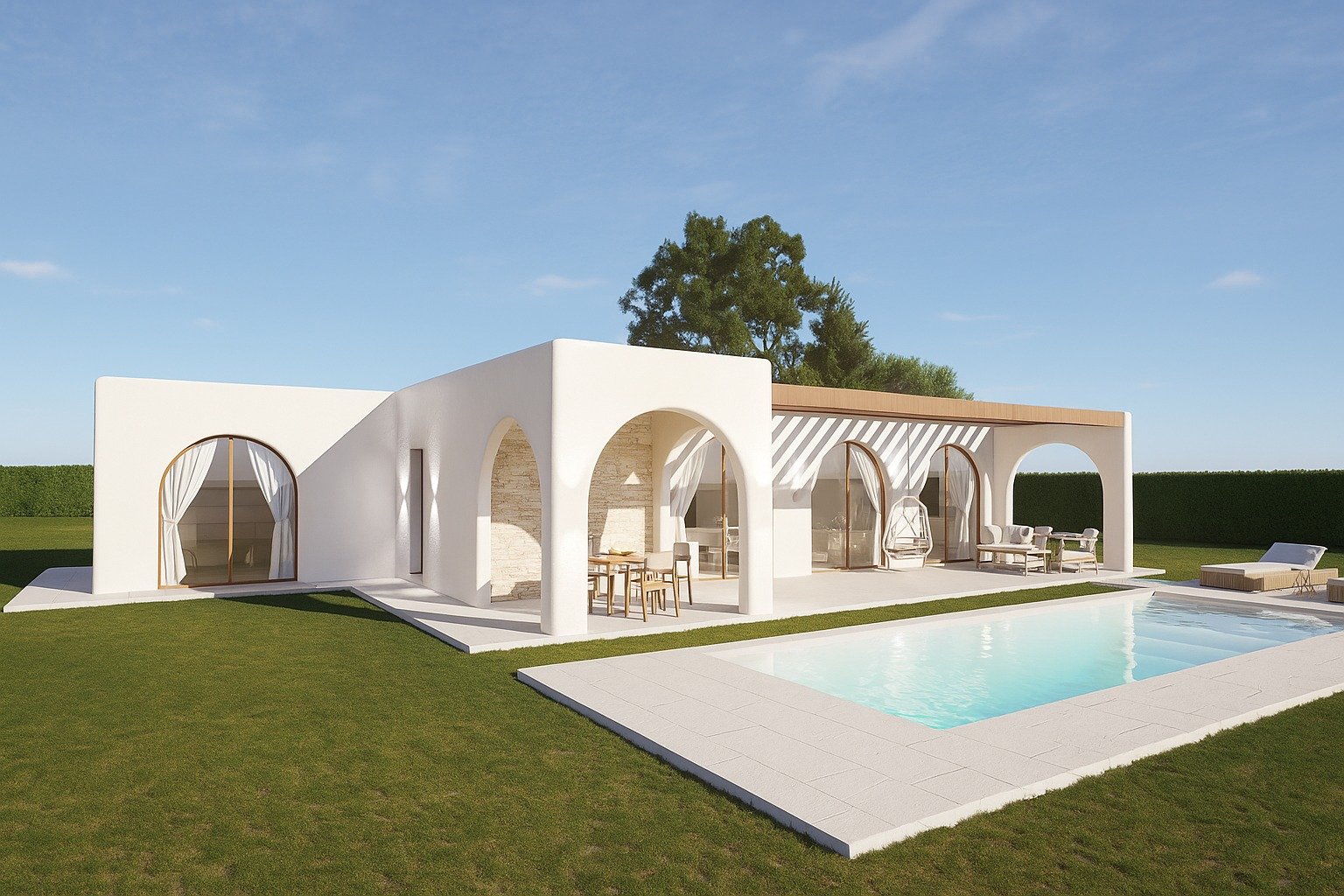 Vivienda Modular con carácter mediterrano